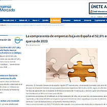 La compraventa de empresas baja en Espaa el 52,6% en lo que va de 2023
